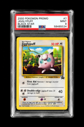 Englische Jigglypuff Black Star Promo #7 von 2000 im PSA-9-Slab, Zertifikatsnummer 58485534
