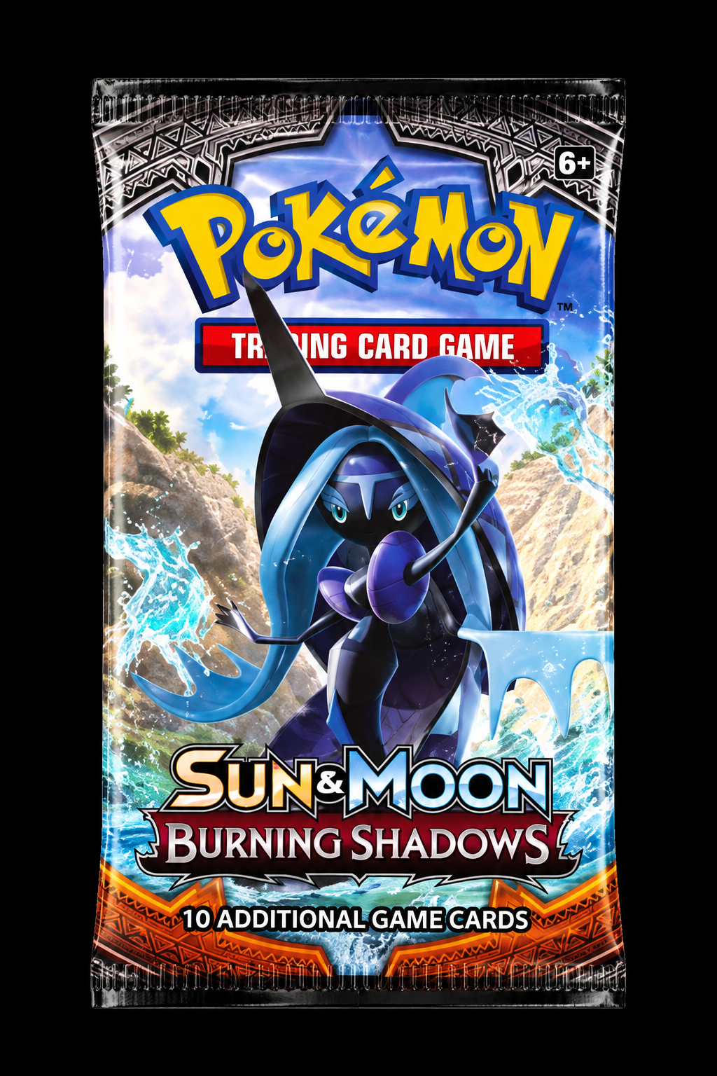Pokémon Sun & Moon Burning Shadows Boosterpack mit englischer Verpackung