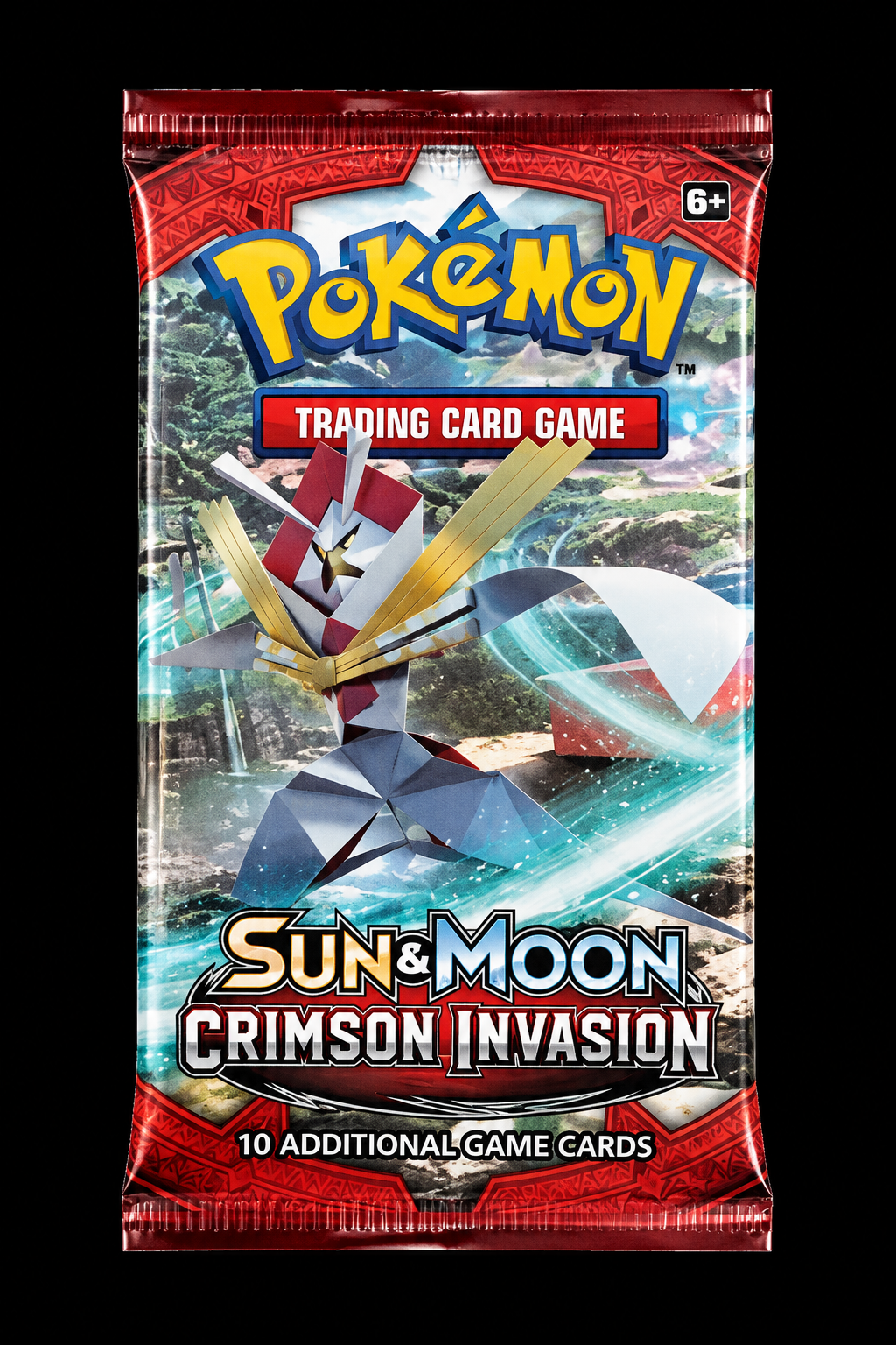 Beispielbild der englischen Crimson-Invasion-Verpackung; angeboten wird der deutsche Booster